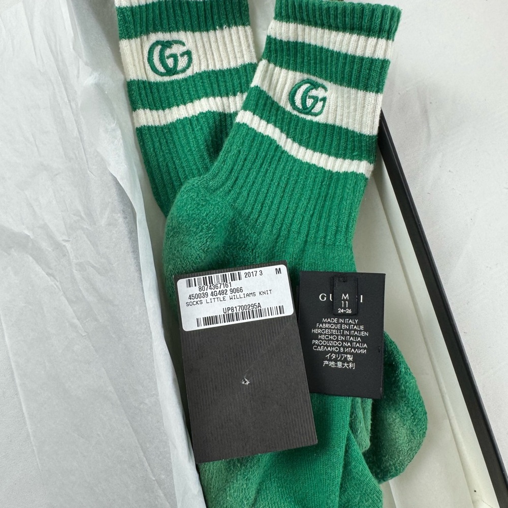 Gucci Green Socks - Picture 3 of 4